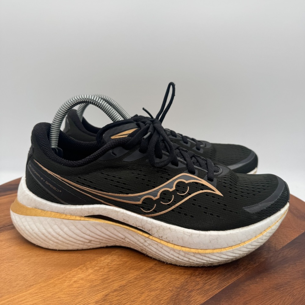 Saucony Shoes Womens 9.5 Endorphin Speed 3 Running Sneakers Black Light Road